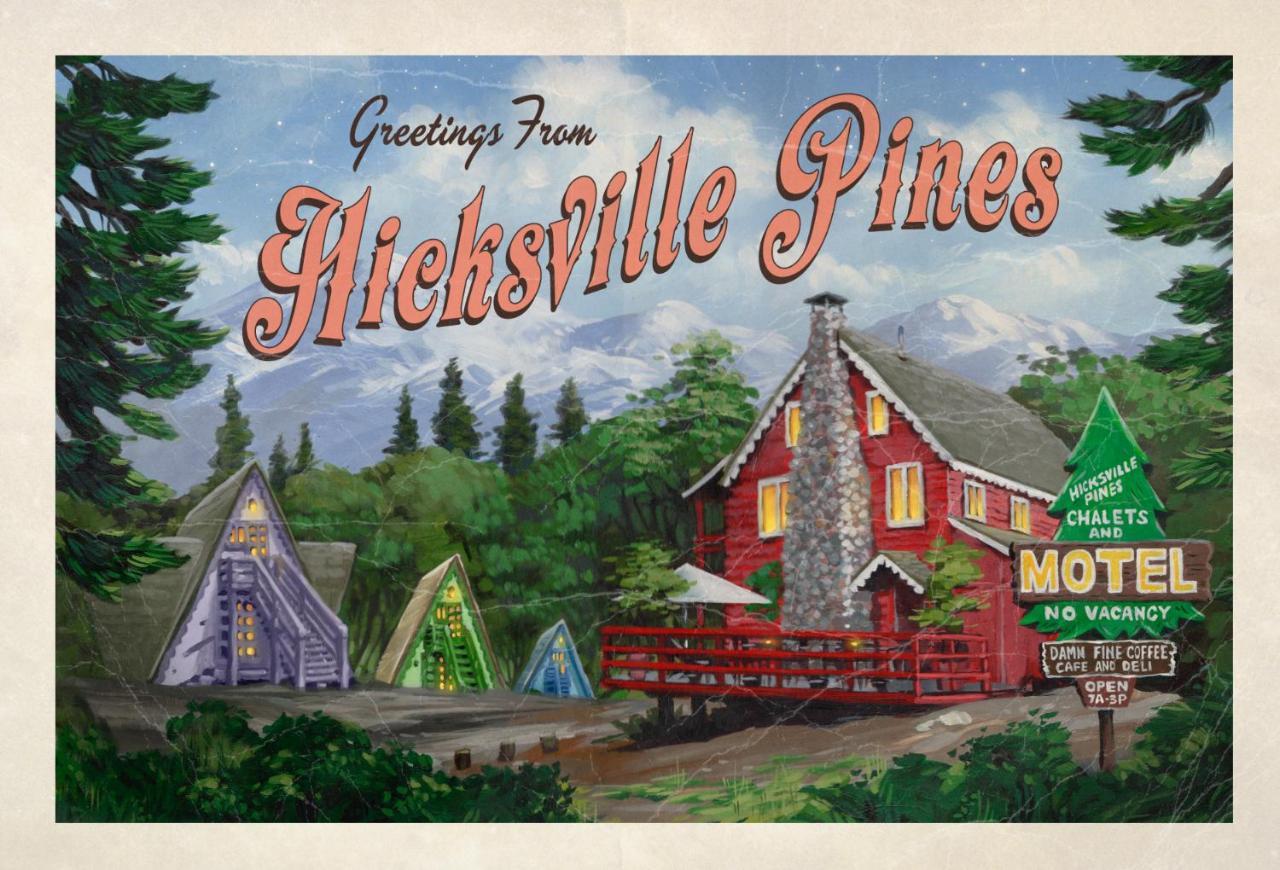 Hicksville Pines Chalets & Motel アイディルワイルド エクステリア 写真